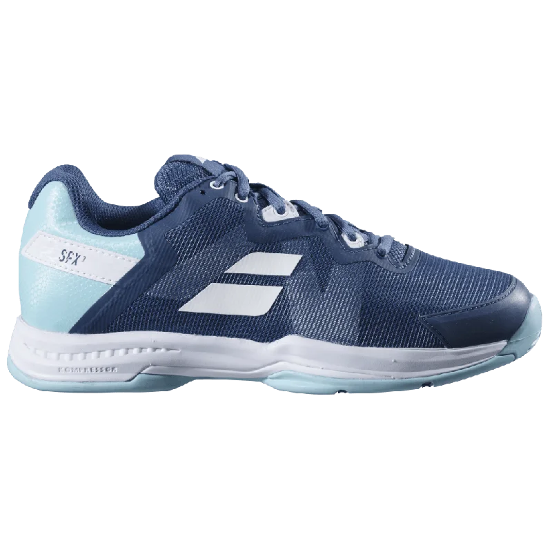 Men's Babolat tennis shoes for power playersBabolat Women's SFX 3 All Court (Deep Dive/Blue) Men's Babolat tennis shoes for power playersBabolat Women's SFX 3 All Court (Deep Dive/Blue)