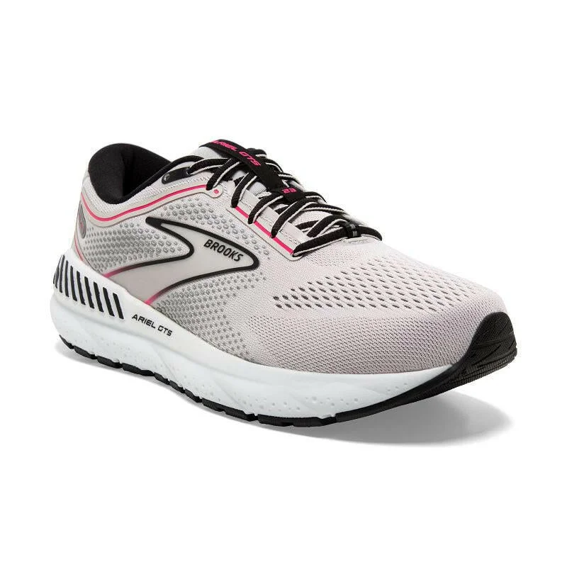 Men's running shoes with a carbon fiber plate for added propulsionBrooks Ariel GTS 23 Women's - Grey/Black/Pink Men's running shoes with a carbon fiber plate for added propulsionBrooks Ariel GTS 23 Women's - Grey/Black/Pink