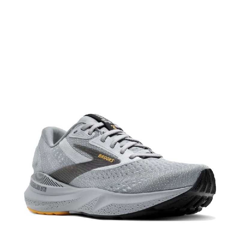 Men's sneakers with a chunky sole for a trendy lookBrooks Men's Adrenaline GTS 24 Sneaker in Alloy/White/Gold Fusion