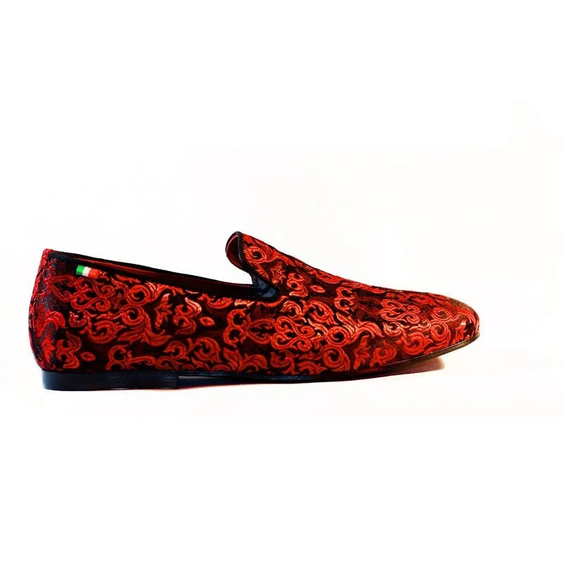 Heel - Protector Hip - Hop Dance Shoes in Brown for Long - Lasting UseCE Lifestyle Devil Red