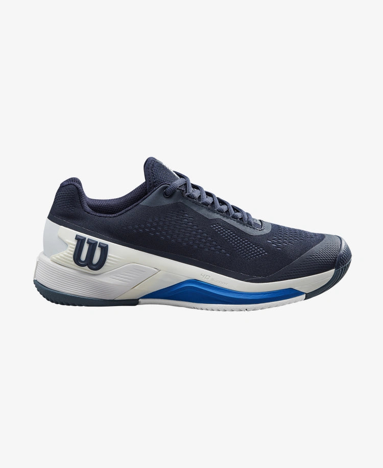 Men's metallic - finished tennis shoes for a futuristic vibeWilson Men's Rush Pro 4.0 (NavyBlaze/white) Men's metallic - finished tennis shoes for a futuristic vibeWilson Men's Rush Pro 4.0 (NavyBlaze/white)