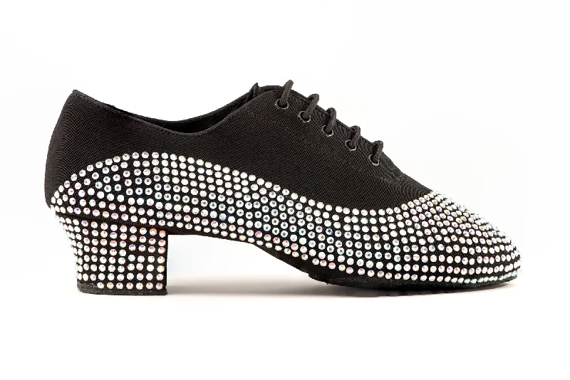 Arch - Support Jazz Dance Shoes in Teal for Preventing FatigueGFranco Cuban Rhinestone Arch - Support Jazz Dance Shoes in Teal for Preventing FatigueGFranco Cuban Rhinestone