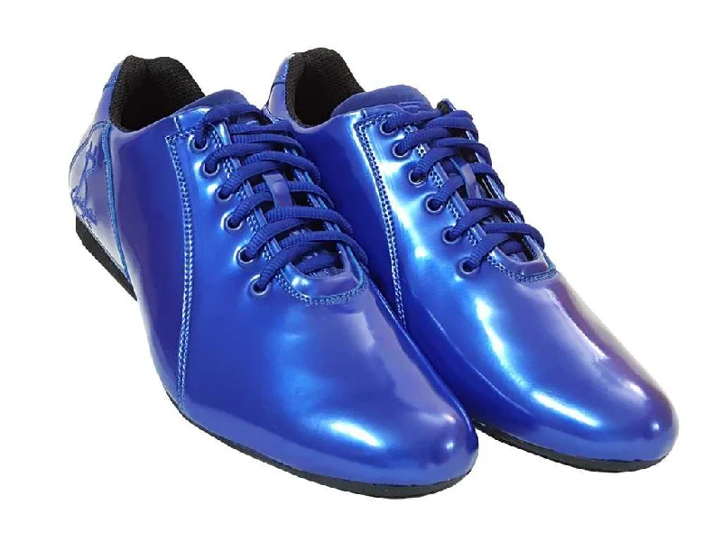 Women's Lace - Up Latin Dance Shoes in Coral with Shock - Absorbing InsolesJose Botta R10 Royal Blue Patent Women's Lace - Up Latin Dance Shoes in Coral with Shock - Absorbing InsolesJose Botta R10 Royal Blue Patent