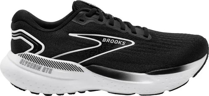 Men's running shoes with a waterproof membraneMen's Brooks Glycerin GTS 21 (Black/Grey/White) Men's running shoes with a waterproof membraneMen's Brooks Glycerin GTS 21 (Black/Grey/White)