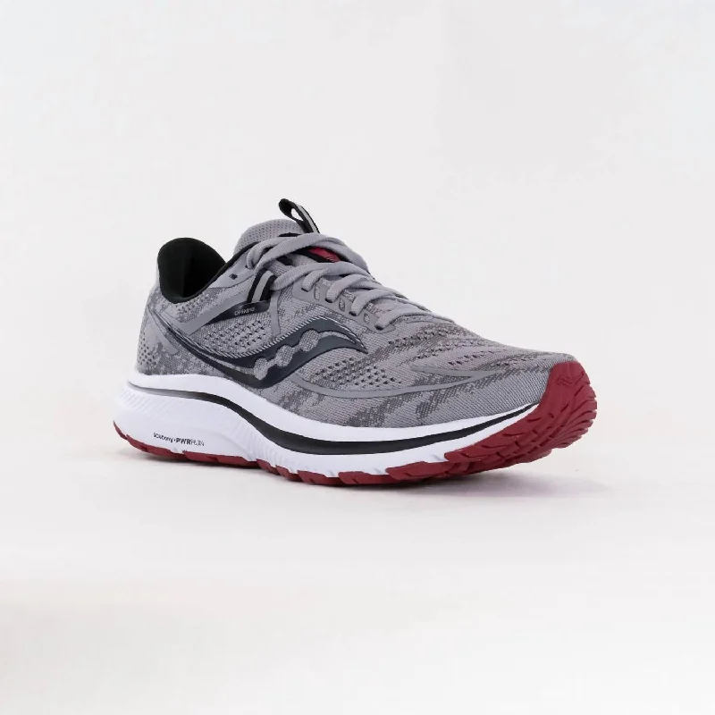 Running - inspired men's sneakers with a breathable meshMen's Omni 21 In Alloy/garnet Running - inspired men's sneakers with a breathable meshMen's Omni 21 In Alloy/garnet