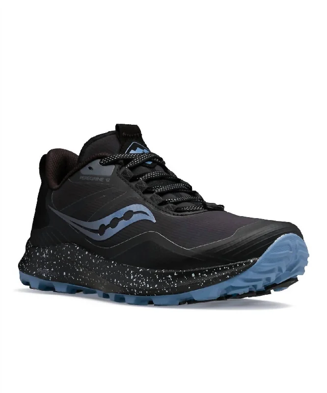 Men's sneakers with a reflective stripe for visibilityMen's Peregrine Ice+3 In Black/shadow Men's sneakers with a reflective stripe for visibilityMen's Peregrine Ice+3 In Black/shadow
