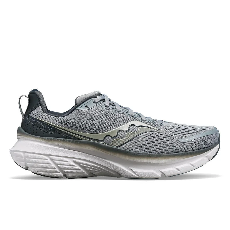 Men's running shoes with a carbon fiber plate for added propulsionMen's Saucony Guide 17 (Flint/Shadow) Men's running shoes with a carbon fiber plate for added propulsionMen's Saucony Guide 17 (Flint/Shadow)