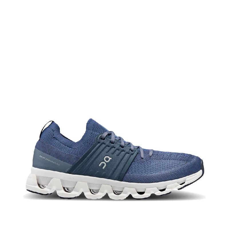 Men's sneakers with a wide toe box for comfortOn Men's Cloudswift 3 Sneaker in Denim Men's sneakers with a wide toe box for comfortOn Men's Cloudswift 3 Sneaker in Denim