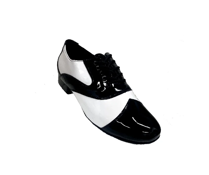 Wide - Toe Box Ballroom Dance Shoes in Orange for Comfortable ToesPatent Mambo