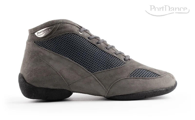 Women's Ankle - Strap Tap Dance Shoes in Purple with Noise - Reducing FeaturesPortDance PD960 Grey Women's Ankle - Strap Tap Dance Shoes in Purple with Noise - Reducing FeaturesPortDance PD960 Grey