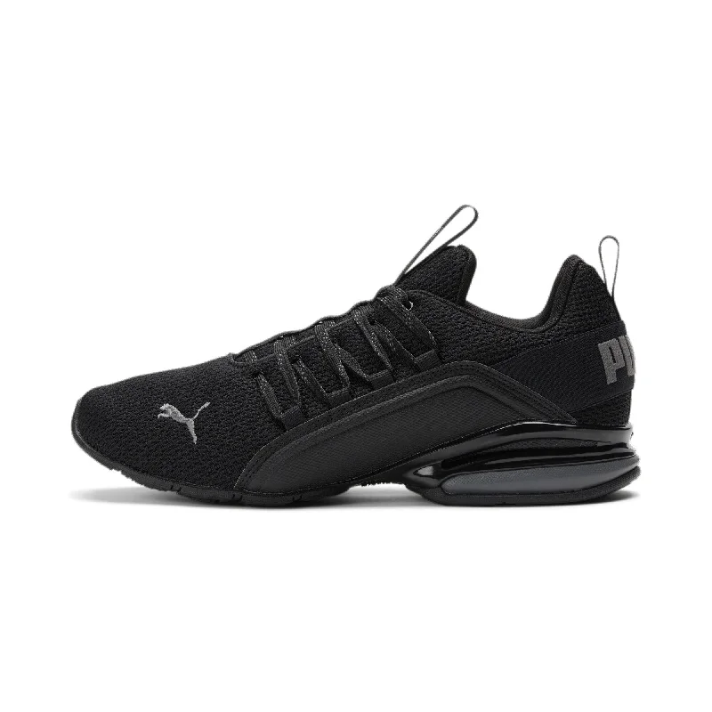 Men's sneakers with a perforated leather upper for ventilationPUMA Men's Axelion Refresh Wide Running Shoes Men's sneakers with a perforated leather upper for ventilationPUMA Men's Axelion Refresh Wide Running Shoes