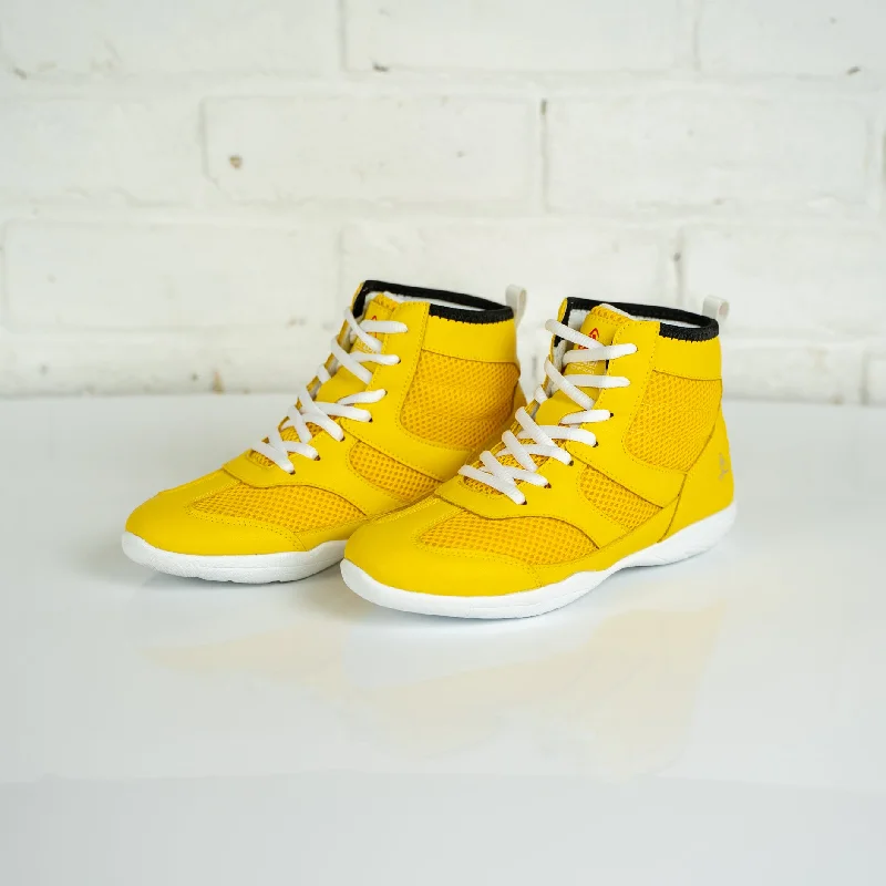 Non - Slip Soles Salsa Dance Shoes in Lime Green for Secure MovementsVigor Hightop Dance Sneakers - Yellow Non - Slip Soles Salsa Dance Shoes in Lime Green for Secure MovementsVigor Hightop Dance Sneakers - Yellow