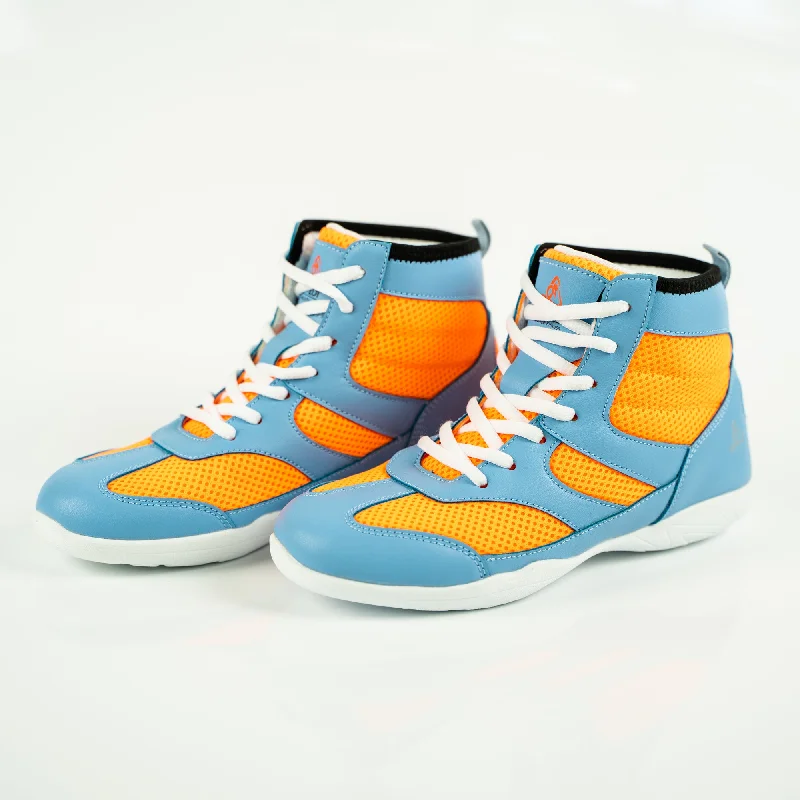 Sparkly Rhinestone - Embellished Hip - Hop Dance Shoes in Gold for a Glamorous LookVigor Hightop Dance Sneakers - Blue and Orange Sparkly Rhinestone - Embellished Hip - Hop Dance Shoes in Gold for a Glamorous LookVigor Hightop Dance Sneakers - Blue and Orange