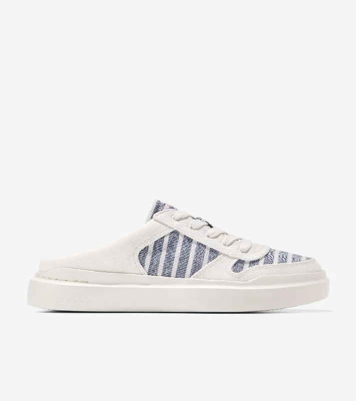 Leather men's sneakers with a low - top designWomen's GrandPrø Rally Mule Sneakers