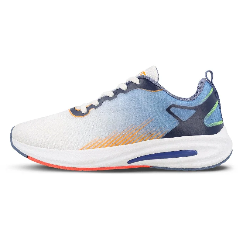 Men's Lace-up Sports Shoe - WS97545 Blue Orange