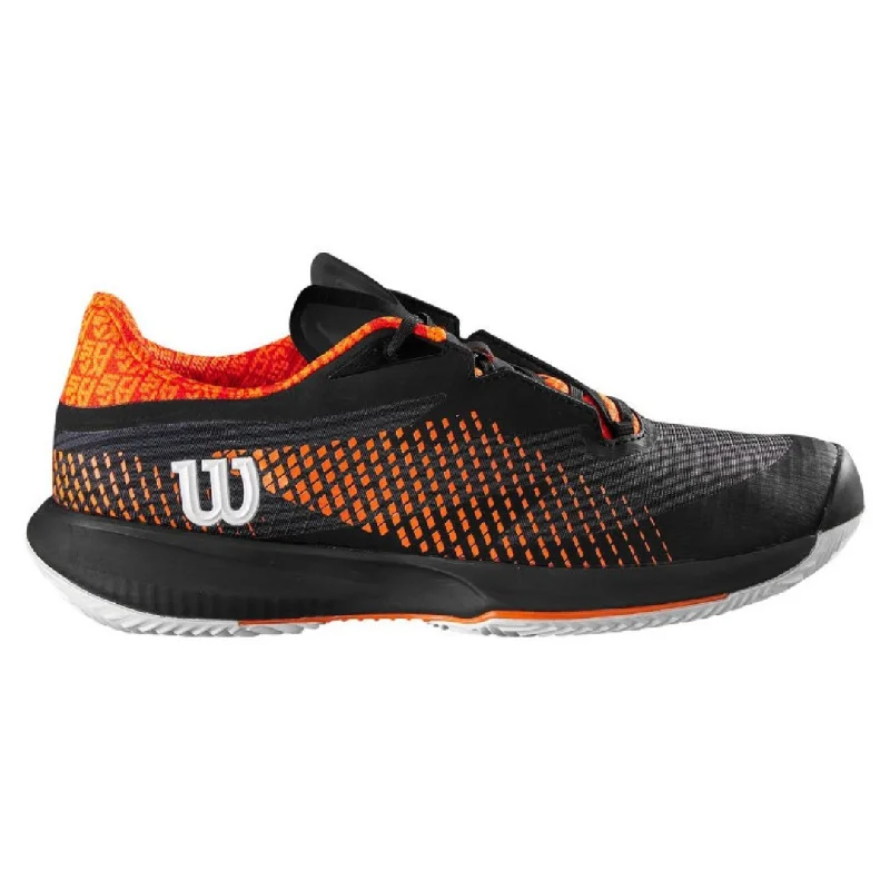 Men's high - top tennis shoes with a bold designWilson 2023 Kaos Swift 1.5 Men's Tennis Shoes - Black/Phantom/Shocking Orange Men's high - top tennis shoes with a bold designWilson 2023 Kaos Swift 1.5 Men's Tennis Shoes - Black/Phantom/Shocking Orange