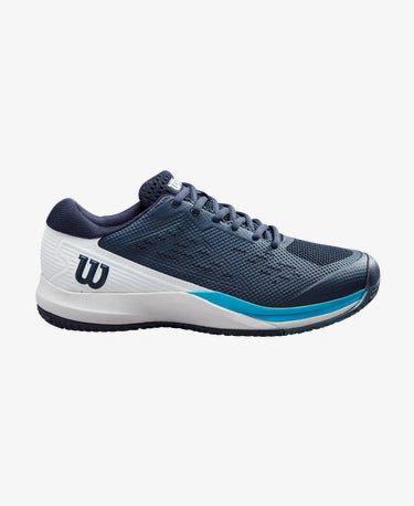 Men's tennis shoes with a quick - dry liningWilson Men's Rush Pro Ace (Navy Blazer/White/Blue Atoll)