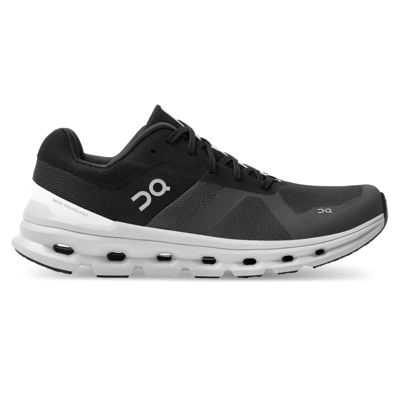 Men's lightweight running shoes with a mesh upperMen's On Cloudrunner (Eclipse/Frost) Men's lightweight running shoes with a mesh upperMen's On Cloudrunner (Eclipse/Frost)