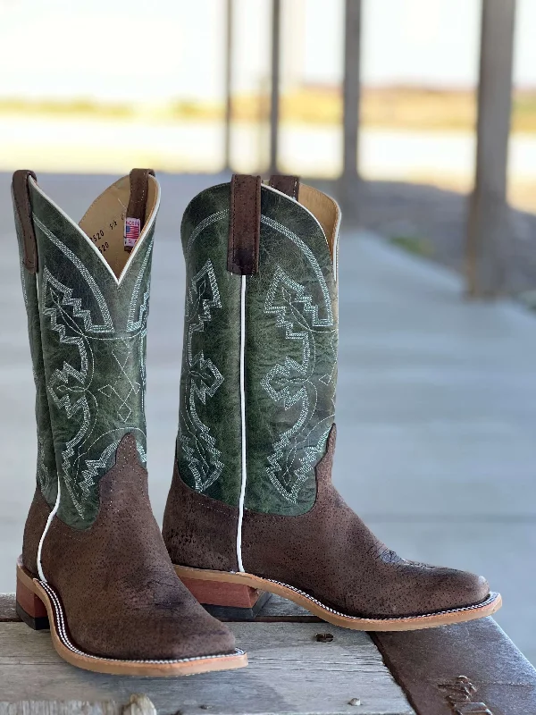 Men's cowboy boots with a heel guardAnderson Bean | Charcoal Boar Boot