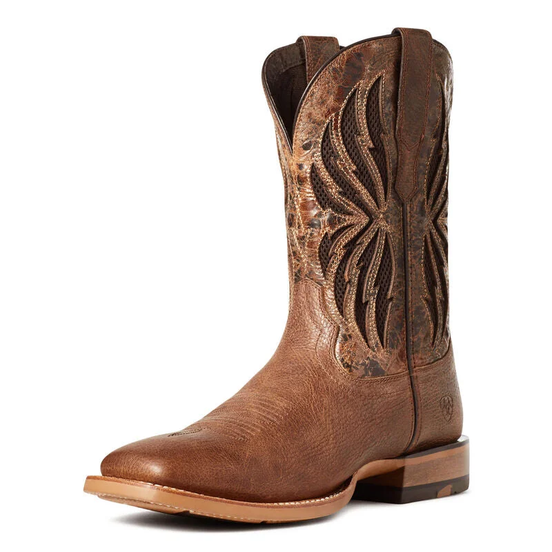 Vintage - style men's cowboy boots with a square toeAriat Arena Record VentTEK Western Boot Vintage - style men's cowboy boots with a square toeAriat Arena Record VentTEK Western Boot