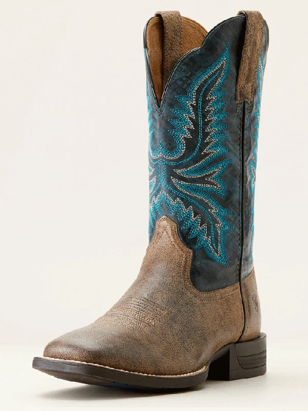 Alligator - print men's cowboy boots for a bold lookAriat 10053578 Mens Brush Creek Cowboy Boot Stone Brown Alligator - print men's cowboy boots for a bold lookAriat 10053578 Mens Brush Creek Cowboy Boot Stone Brown