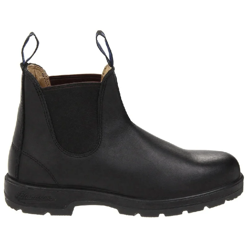 Men's patent leather ankle boots for a shiny and formal look566 Water-Resistant Leather Unisex Chelsea Boots