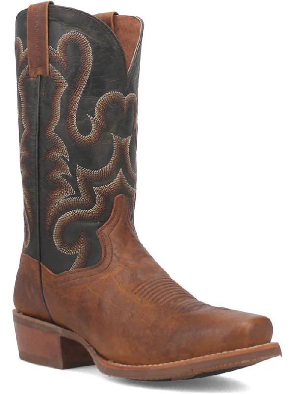 Men's cowboy boots with a distressed leather finishDan Post DP3393 Mens RICHLAND Western Leather Boots Saddle Men's cowboy boots with a distressed leather finishDan Post DP3393 Mens RICHLAND Western Leather Boots Saddle