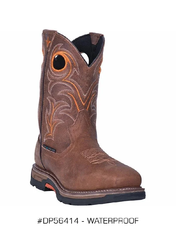 Dan Post DP56414 Mens Storms Eye Waterproof Square Toe Boot Brown -B