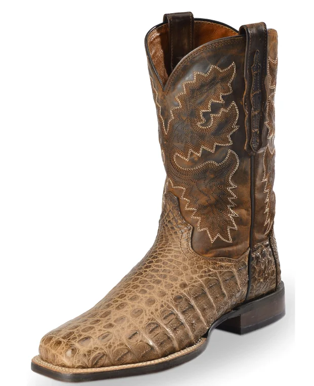 Men's cowboy boots with a heel guardDan Post Caiman Western Boot