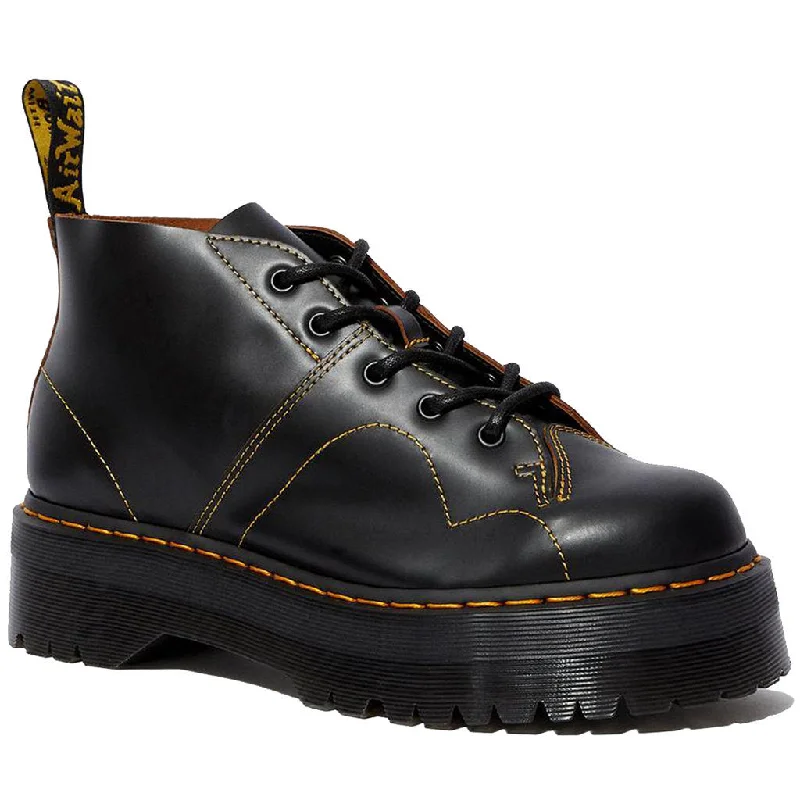 Men's brown ankle boots in various shades for a natural lookChurch Quad Leather Unisex Platform Boots Men's brown ankle boots in various shades for a natural lookChurch Quad Leather Unisex Platform Boots