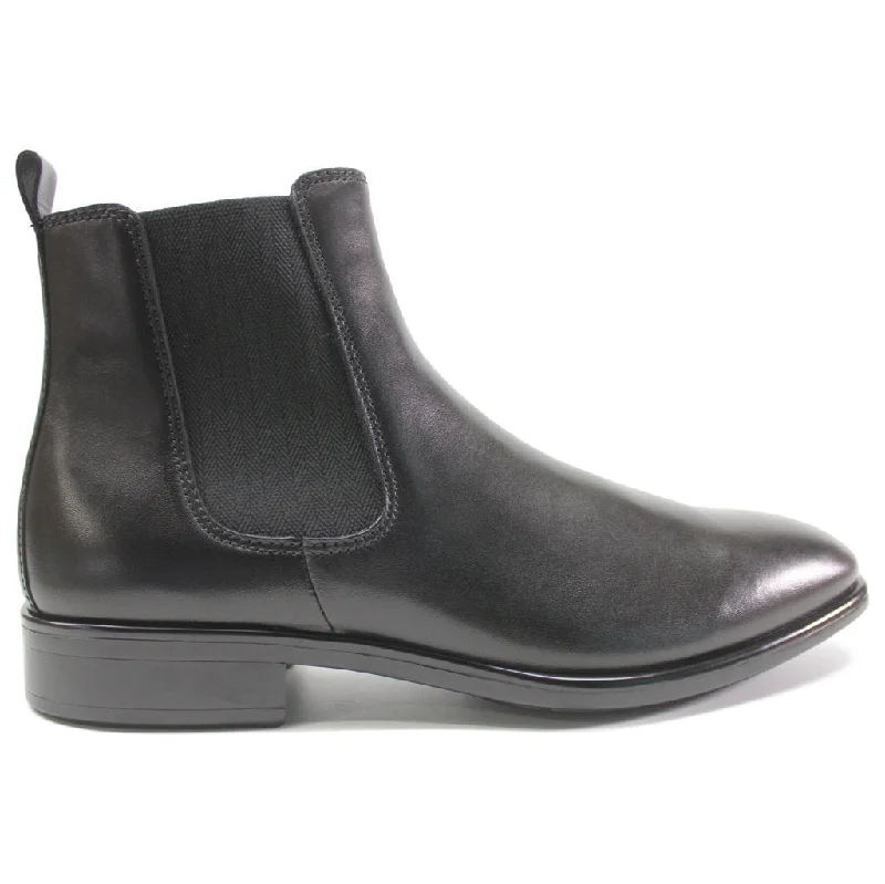 Men's genuine leather ankle boots with a smooth finishCitytray Full Grain Leather Men's Chelsea Boots Men's genuine leather ankle boots with a smooth finishCitytray Full Grain Leather Men's Chelsea Boots