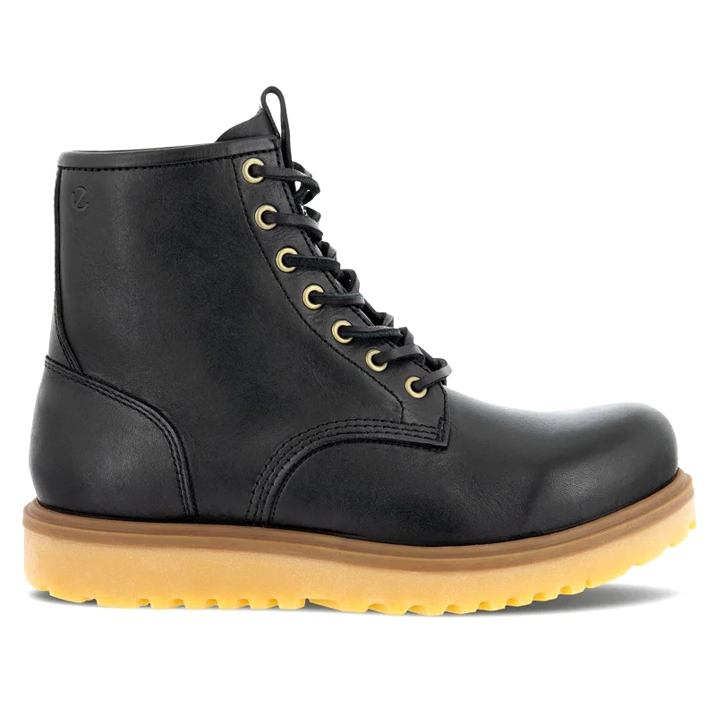 Men's leather and rubber hybrid ankle boots for versatile useStaker Full Grain Leather Men's Ankle Platform Boots Men's leather and rubber hybrid ankle boots for versatile useStaker Full Grain Leather Men's Ankle Platform Boots