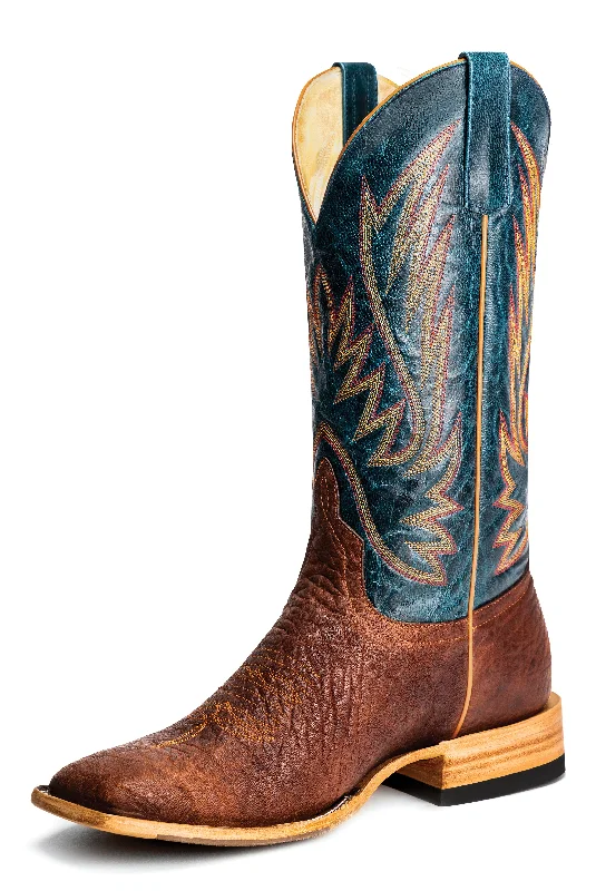 Men's cowboy boots with a scalloped edgeHorse Power Top Hand | Shrunken Bullhide Comanche Boot Men's cowboy boots with a scalloped edgeHorse Power Top Hand | Shrunken Bullhide Comanche Boot