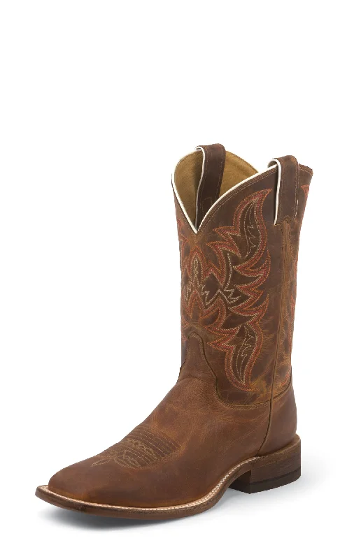 Alligator - print men's cowboy boots for a bold lookJustin Mens Cognac Leather Western Boots 11in Distressed Bent Rail Alligator - print men's cowboy boots for a bold lookJustin Mens Cognac Leather Western Boots 11in Distressed Bent Rail