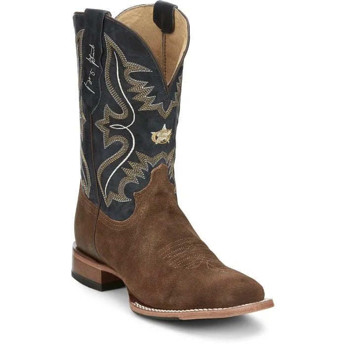 Men's cowboy boots with a distressed leather finishJustin Men's Dillon Waxy Tan Pull On Western Boots GR8015 Men's cowboy boots with a distressed leather finishJustin Men's Dillon Waxy Tan Pull On Western Boots GR8015