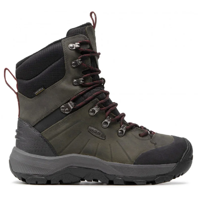 Men's anti - slip ankle boots with a rugged sole for safetyRevel IV High Waterproof Leather Men's Snow Boots