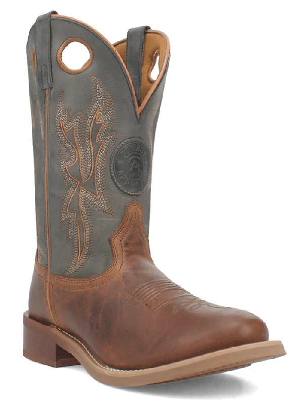 Laredo 7734 Mens Dawson Leather Boot Brown Grey And Brown