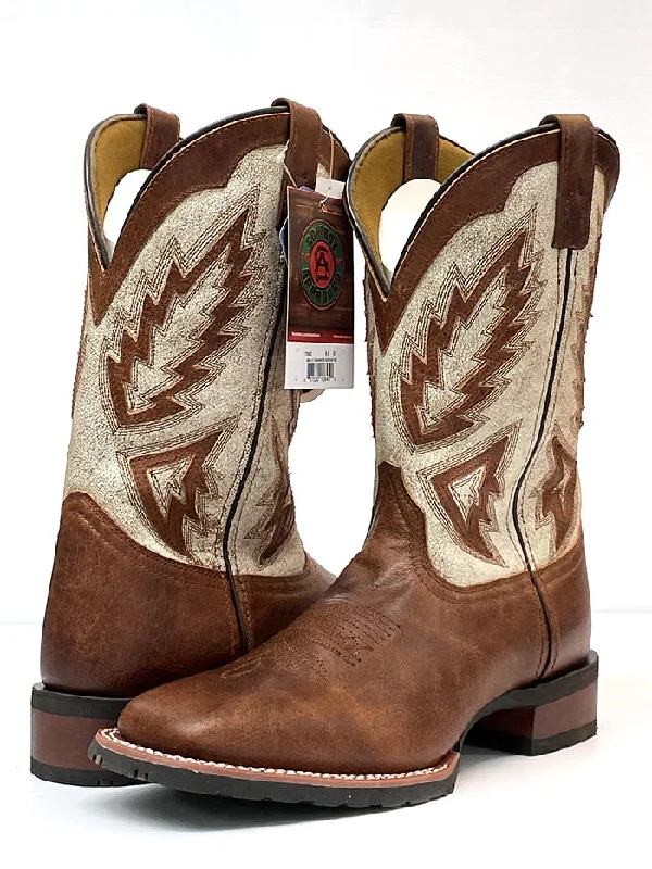 Laredo 7862 Mens Koufax 11" Square Toe Western Work Boots Tan