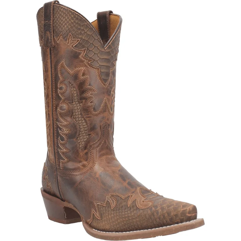 Laredo Men's Lexington Brown Leather Western Boots 68548