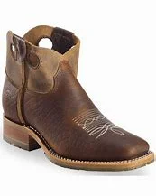 Western - style men's cowboy boots with intricate stitchingDouble H "Shorty" Western Boot Western - style men's cowboy boots with intricate stitchingDouble H "Shorty" Western Boot
