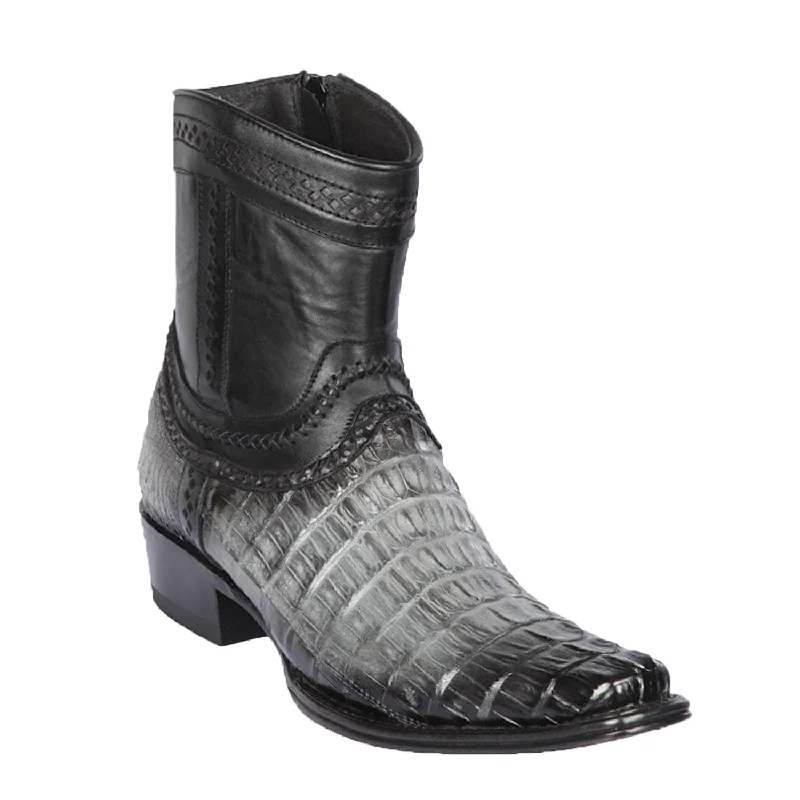 Men's Los Altos Caiman Tail European Toe Short Boot 76B0138