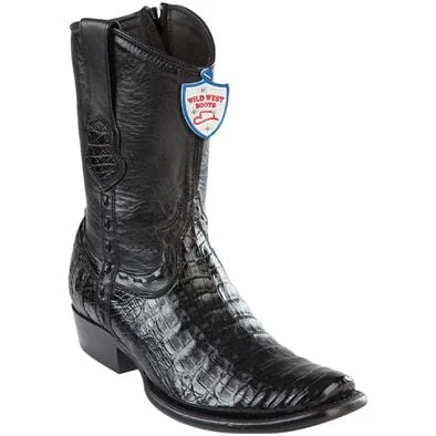 Men's Wild West Caiman Belly Dubai Toe Short Boot 279B8205