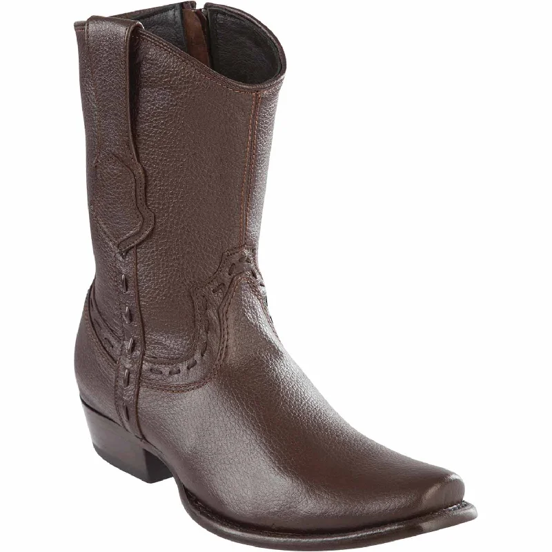 Men's Wild West Elk Skin Dubai Toe Short Boot 279B5107