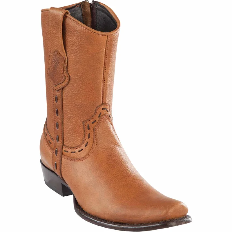 Men's Wild West Genuine Leather Dubai Toe Short Boot 279B2751