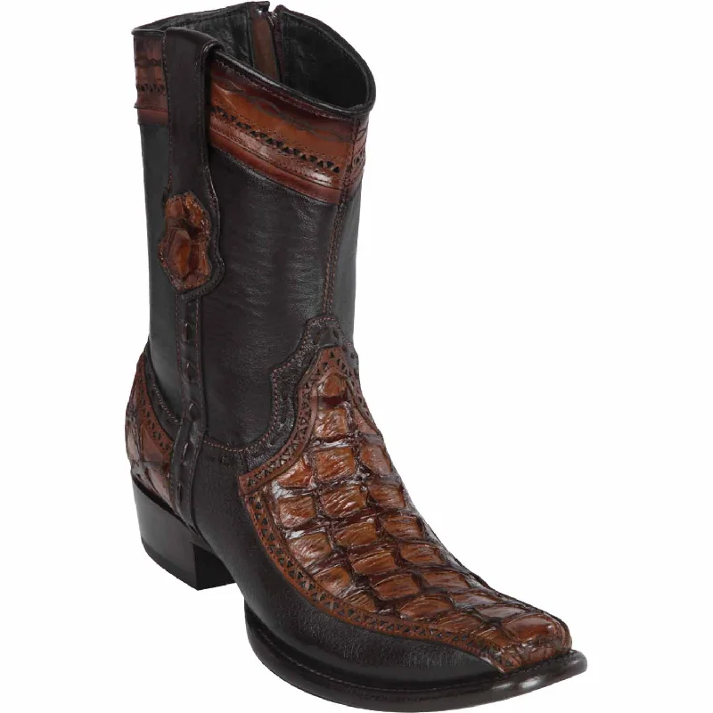 Men's Wild West Monster Fish with Deer Dubai Toe Short Boot 279BF1007