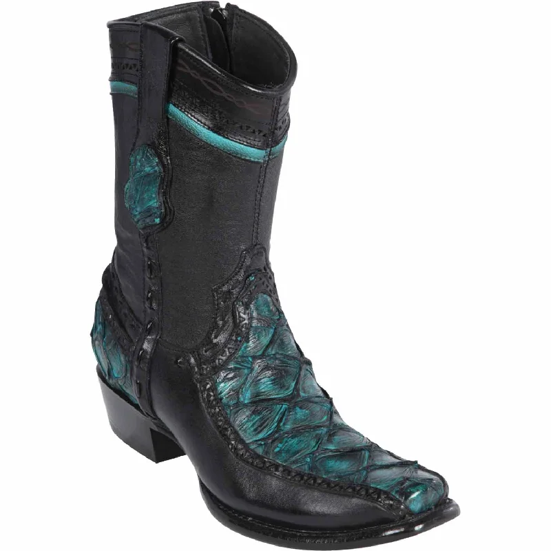 Men's Wild West Monster Fish with Deer Dubai Toe Short Boot 279BF1008