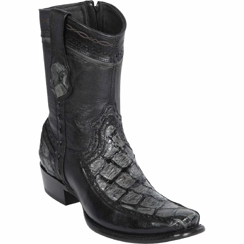 Men's Wild West Monster Fish with Deer Dubai Toe Short Boot 279BF1009