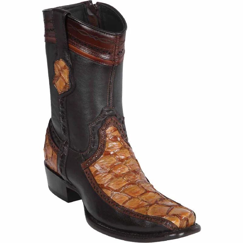 Men's Wild West Monster Fish with Deer Dubai Toe Short Boot 279BF1011