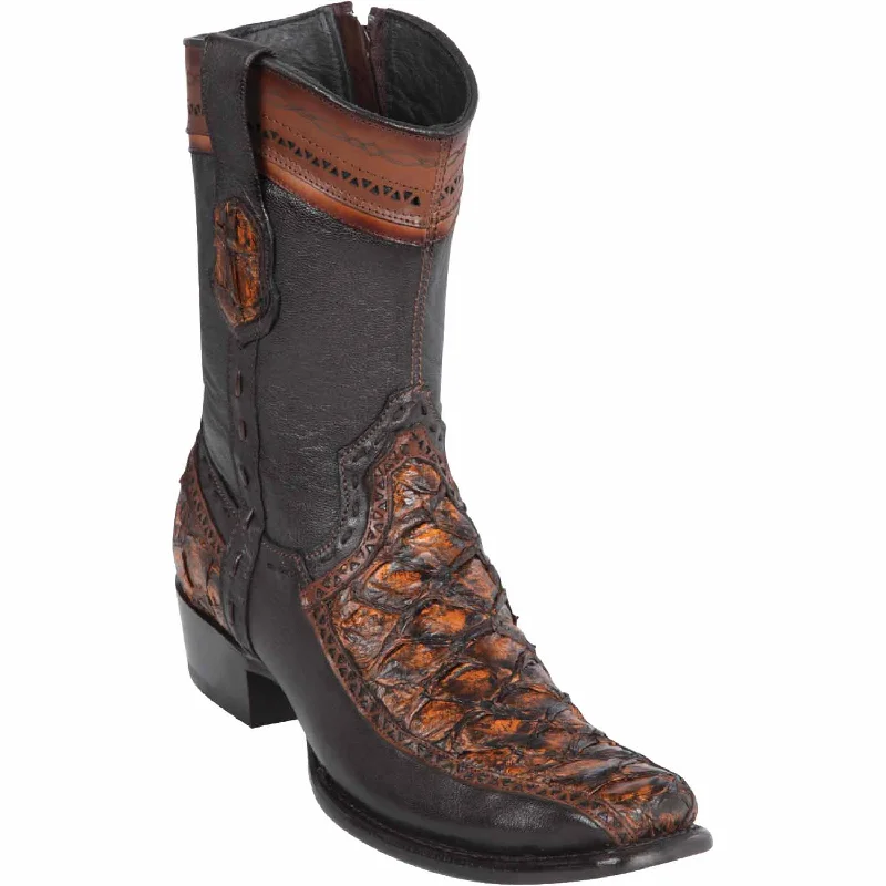 Men's Wild West Monster Fish with Deer Dubai Toe Short Boot 279BF1088