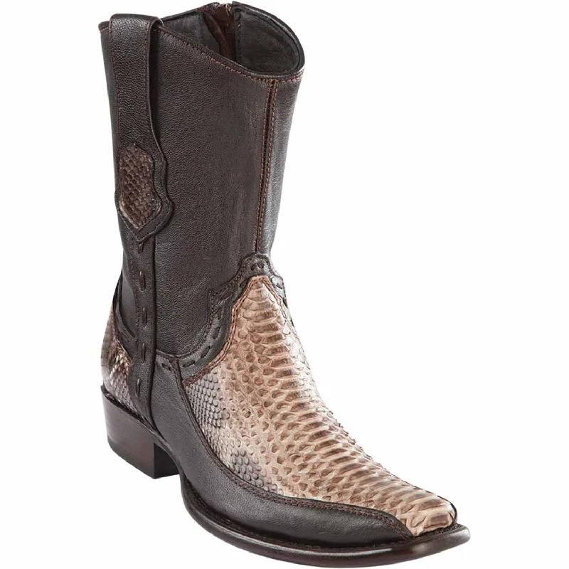 Men's Wild West Python with Deer Dubai Toe Short Boot 279BF5785